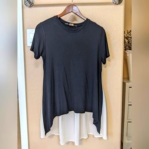 Necessary Objects Mixed Media Tee Size Small